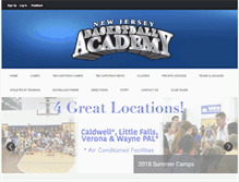 Tablet Screenshot of njbasketballacademy.com